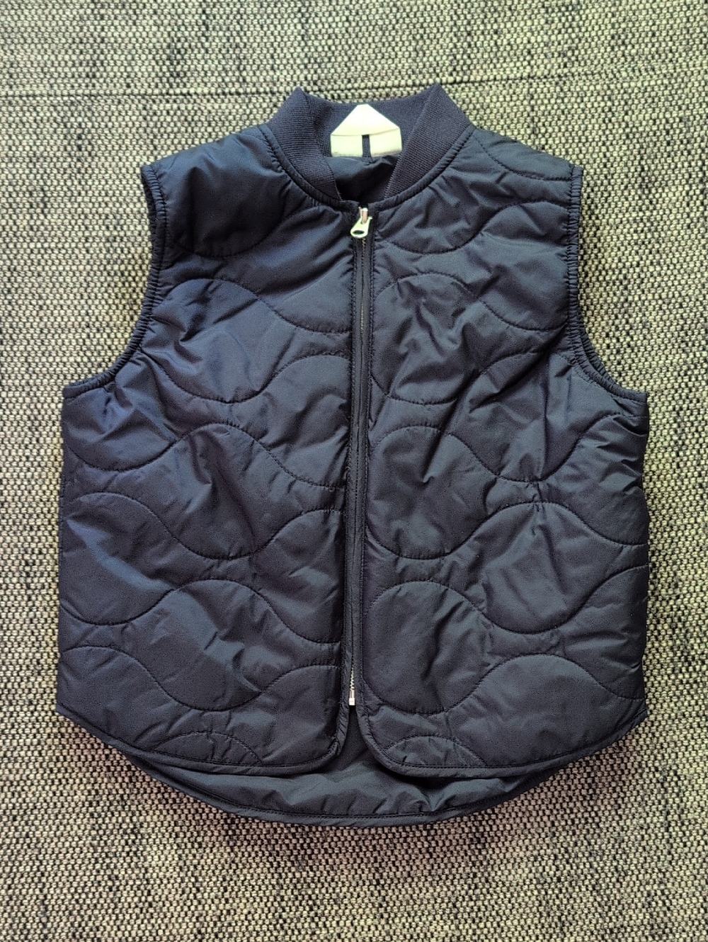 Arket Navy Quilted Kids Vest